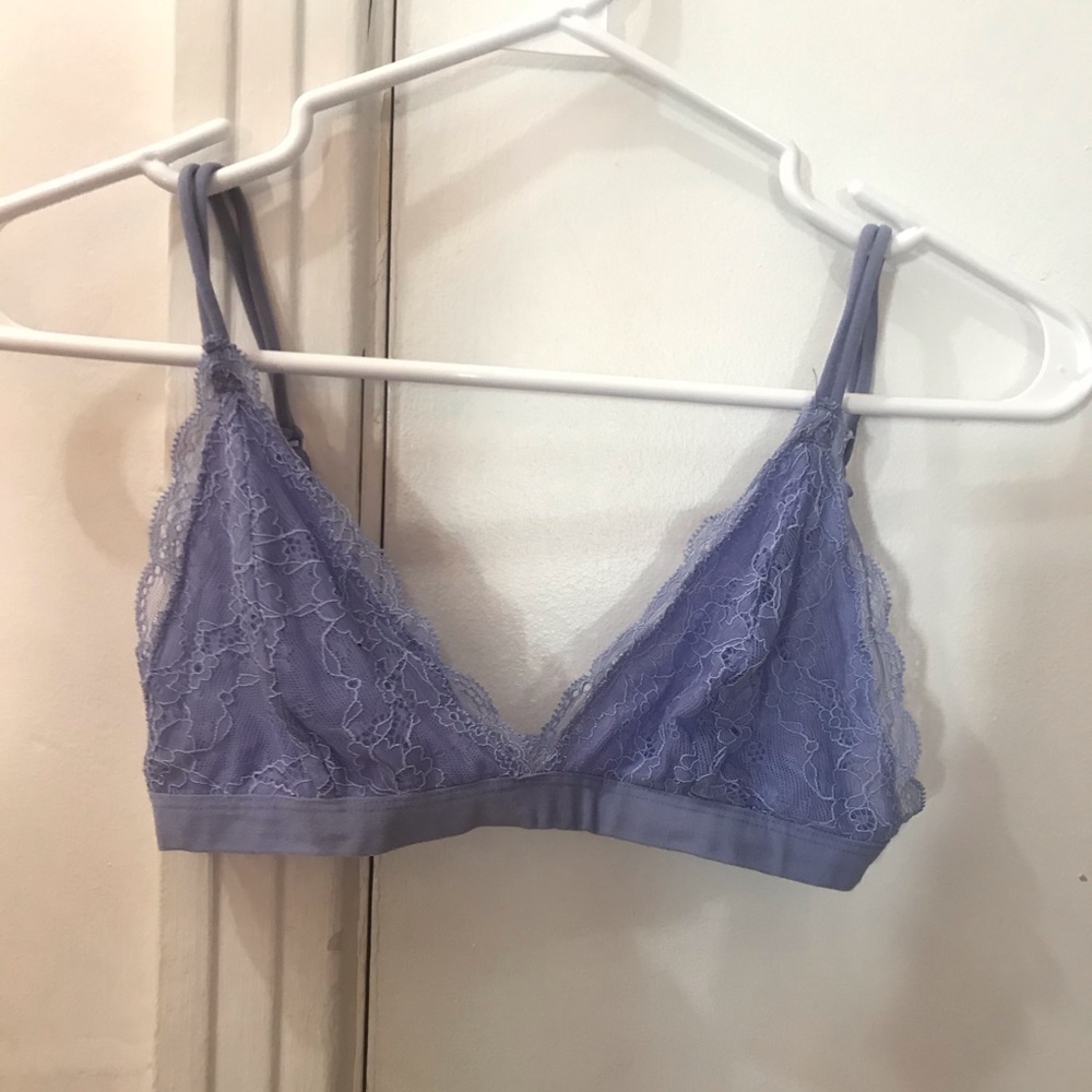 Pastel Blue Lacy Bralette